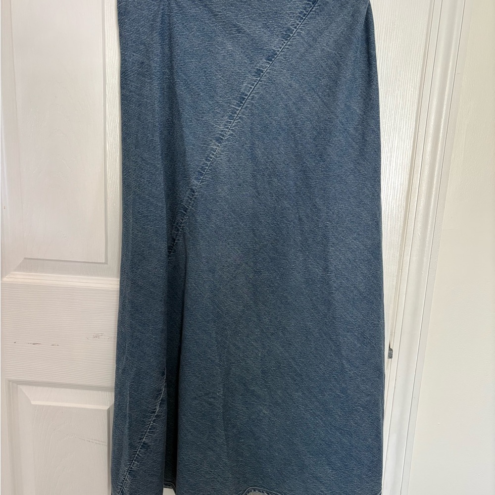 rag & bone Asymmetrical Denim Skirt - Blue - Picture 9 of 12
